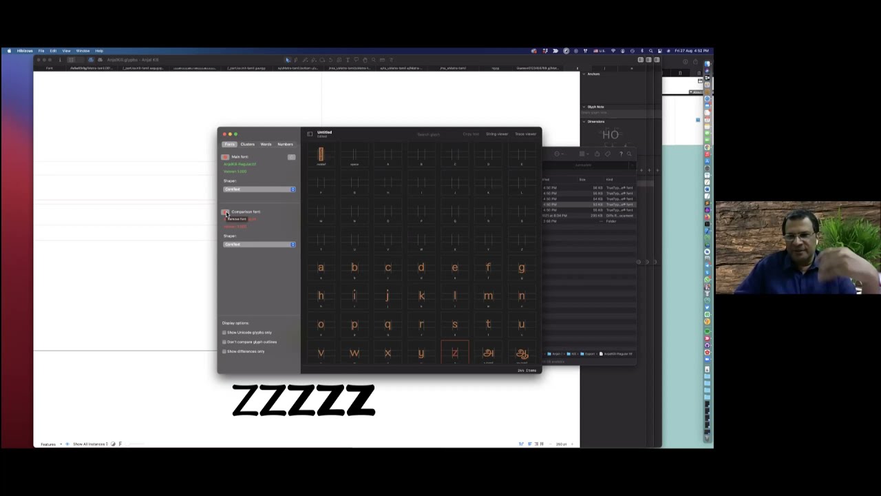 Workshop on Proofing and Debugging Fonts With Hibizcus Tools by Muthu Nedumaran