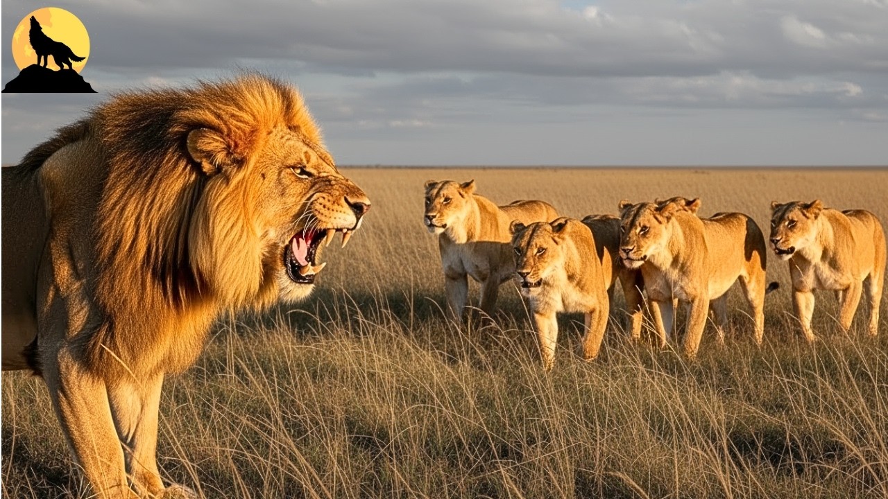LEÓN – El Viaje de Dominio y Caída en el Mundo Salvaje #animalessalvajes | animales salvajes