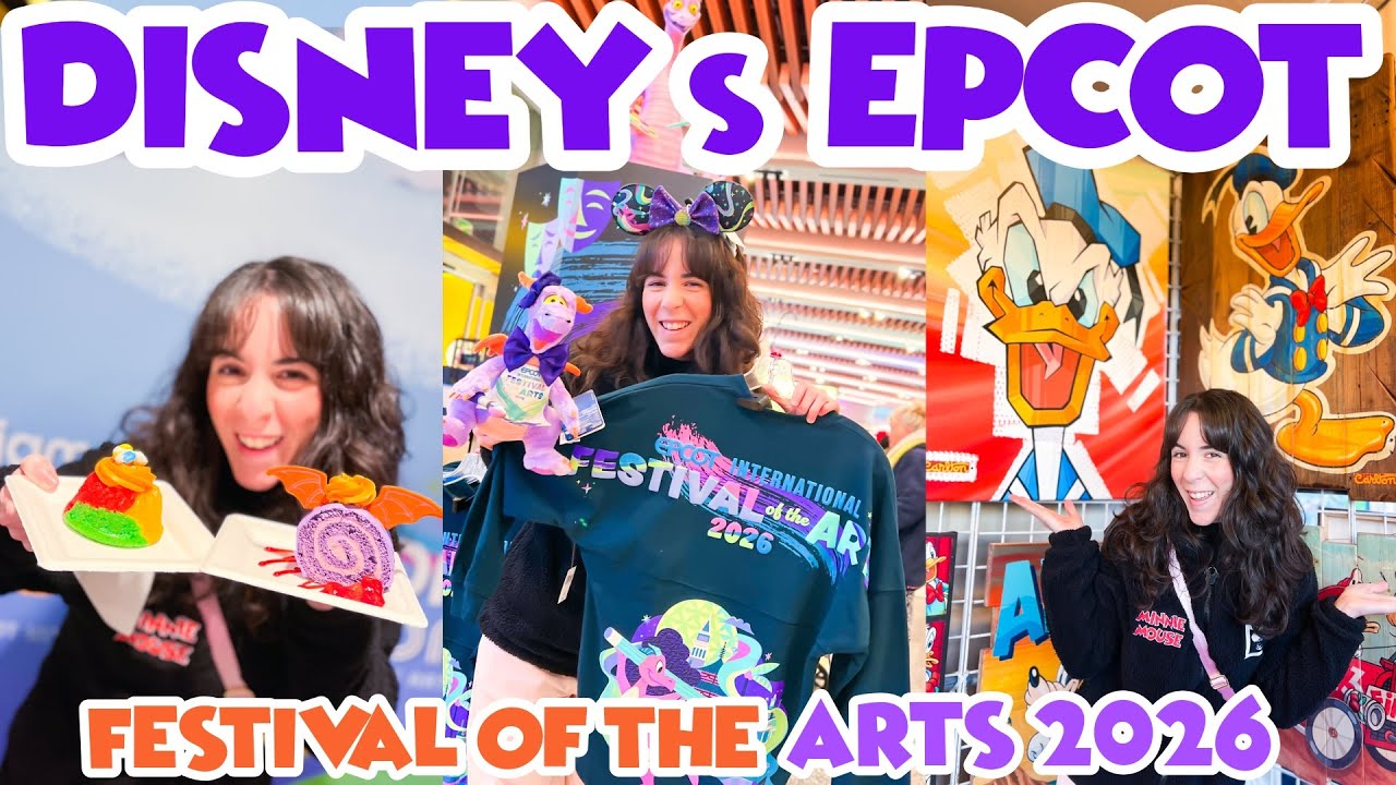 DISNEY’s EPCOT Festival of the Arts 2026! January 2026 | Walt Disney World | Disney Parks