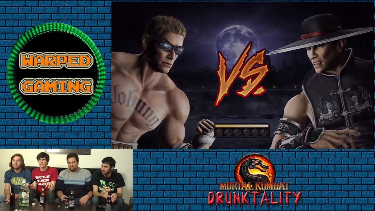 Warped Gaming - Mortal Kombat Drunktality Part 1 (Single Player)
