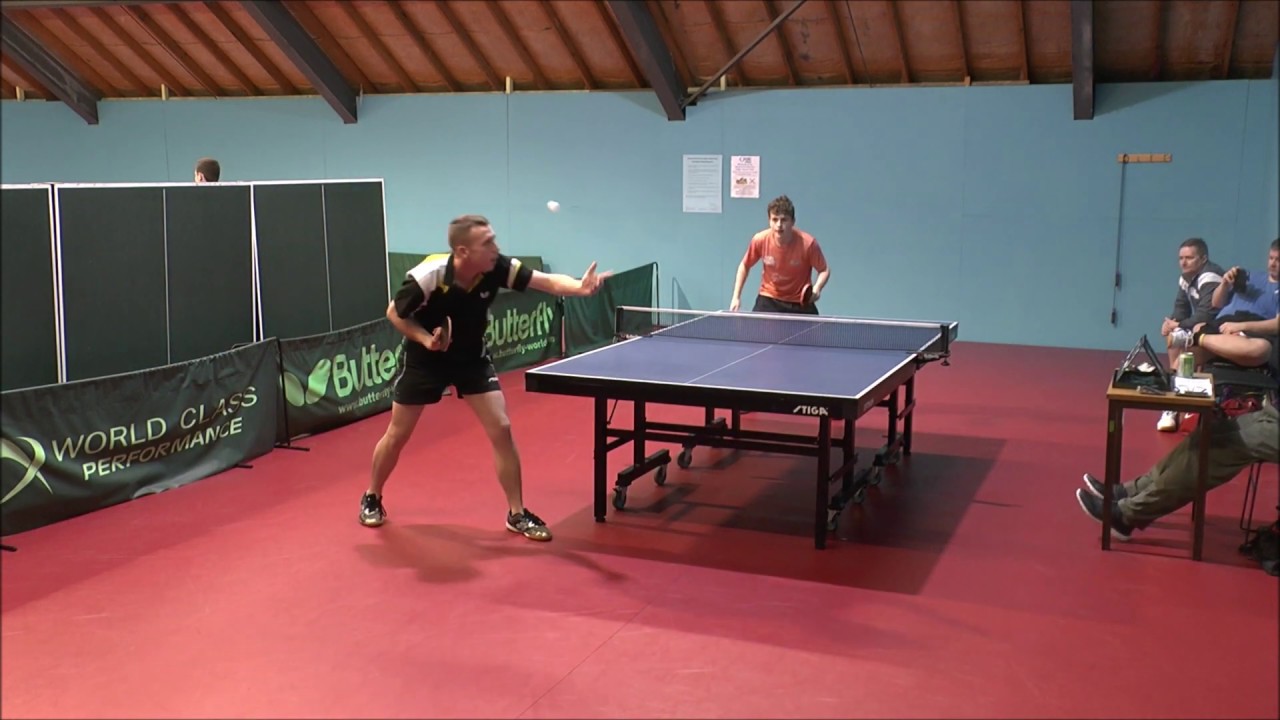Louis Price v Lee Phillips table tennis