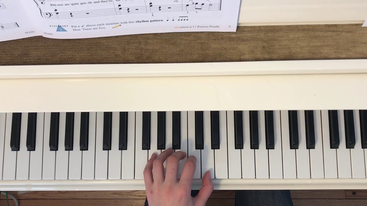 Rhino in the Mud [Beginner Piano] (Faber Piano Adventures Level 2A Performance)