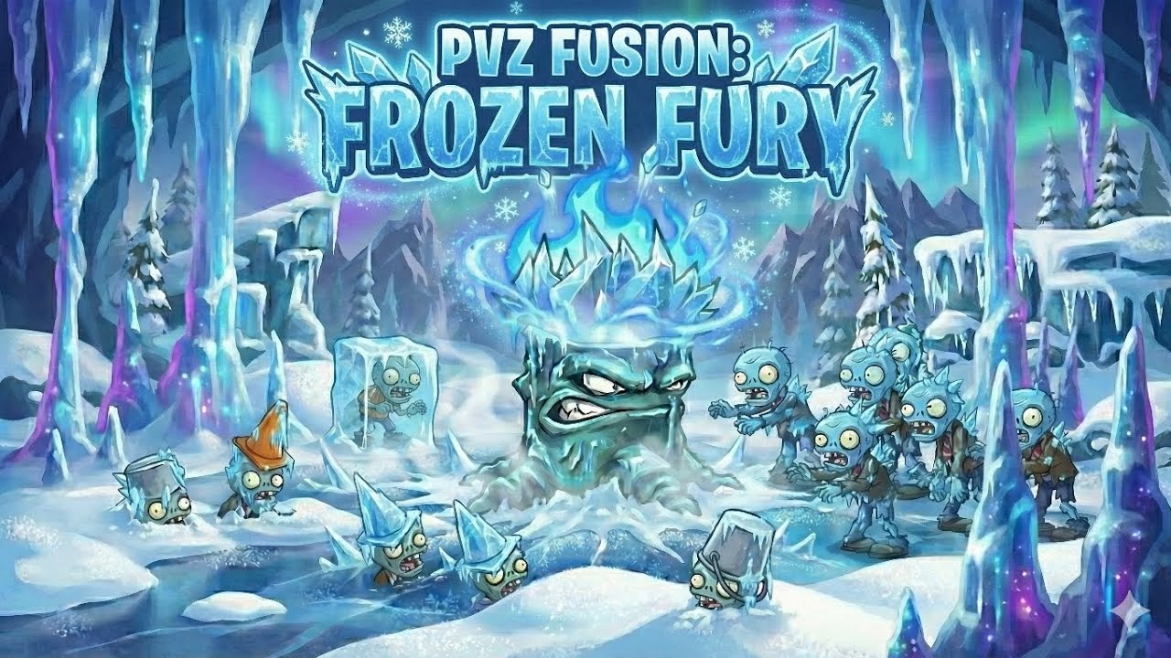 NEW PVZ FUSION: FROZEN FURY! ICE LOG & ZOMBIES!