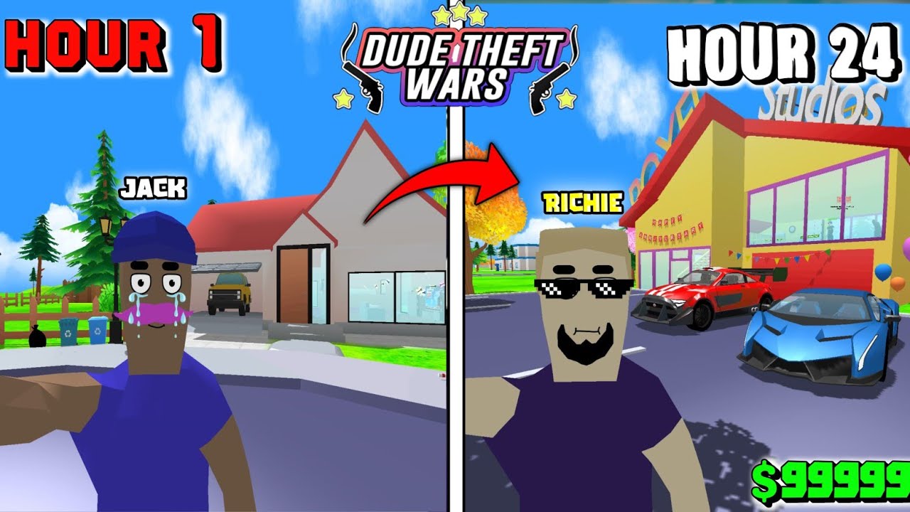 I COMPLETED DUDE THEFT WARS IN JUST 24 HOURS! 