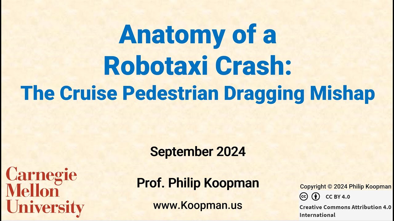 L148 Cruise Pedestrian Mishap