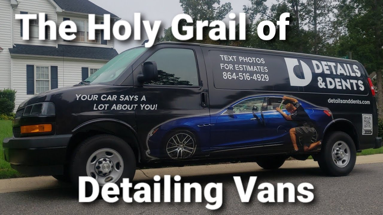 The Holy Grail Of Mobile Detailing Vans, Setups, and Skids!  Details and Dents