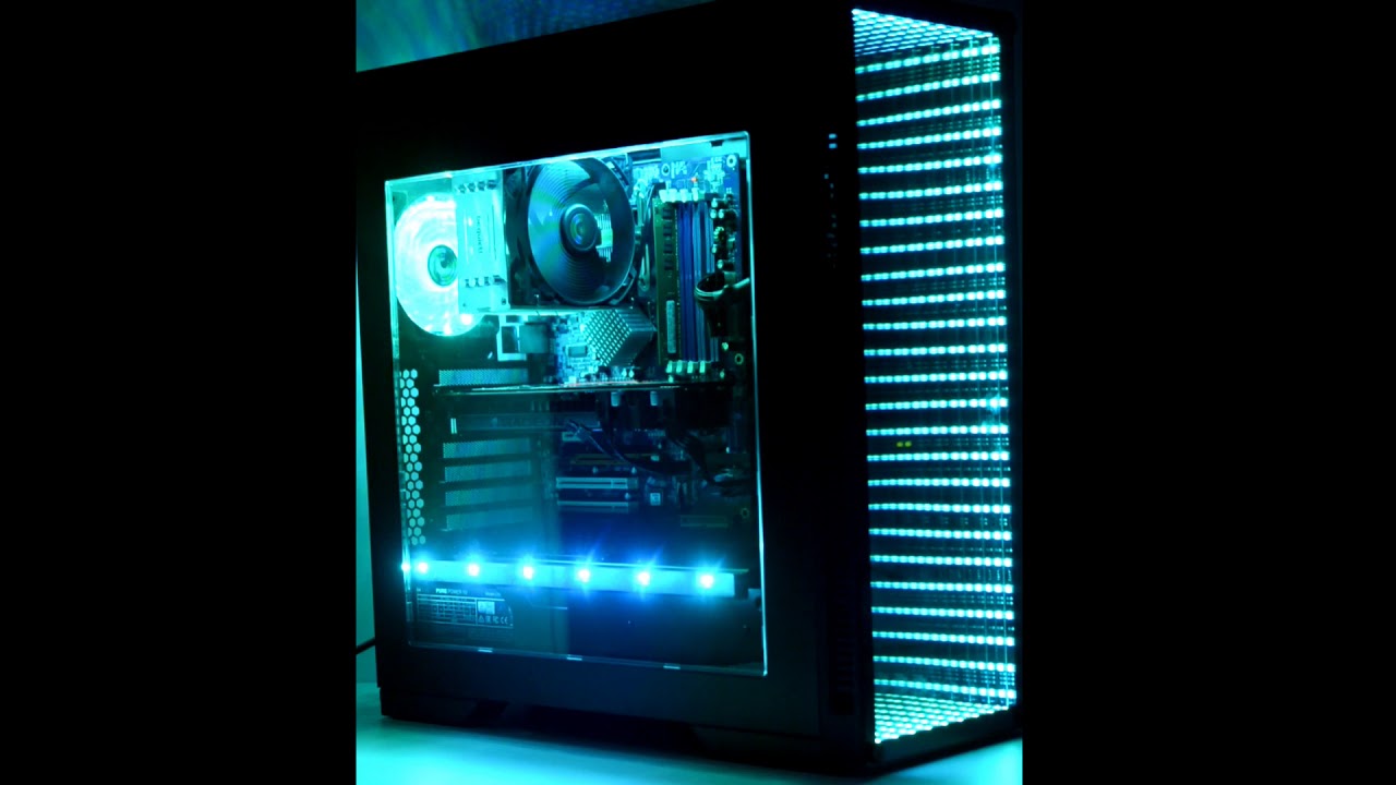 Beleuchtungsvarianten Inter-Tech - M908 Infinity-Mirro - Midi-Tower