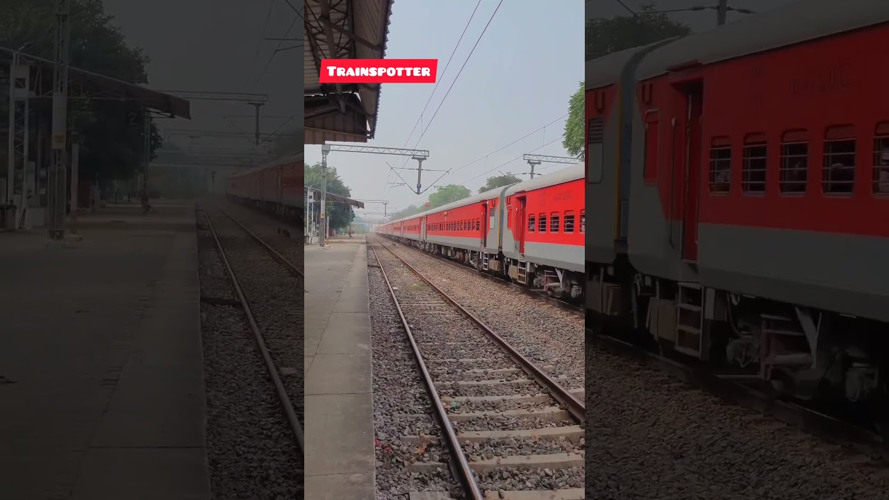 Farakka Express at full speed 😱🔥 160 Kmph Speed Action 🚇 Trainspotter 🚄