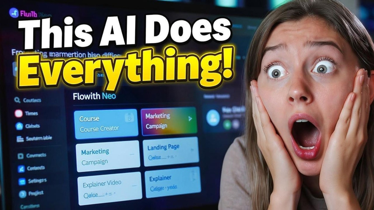 Flowith NEO AI Agent Review & Tutorial | Create Ads, Courses, Landing Pages & Videos Fast