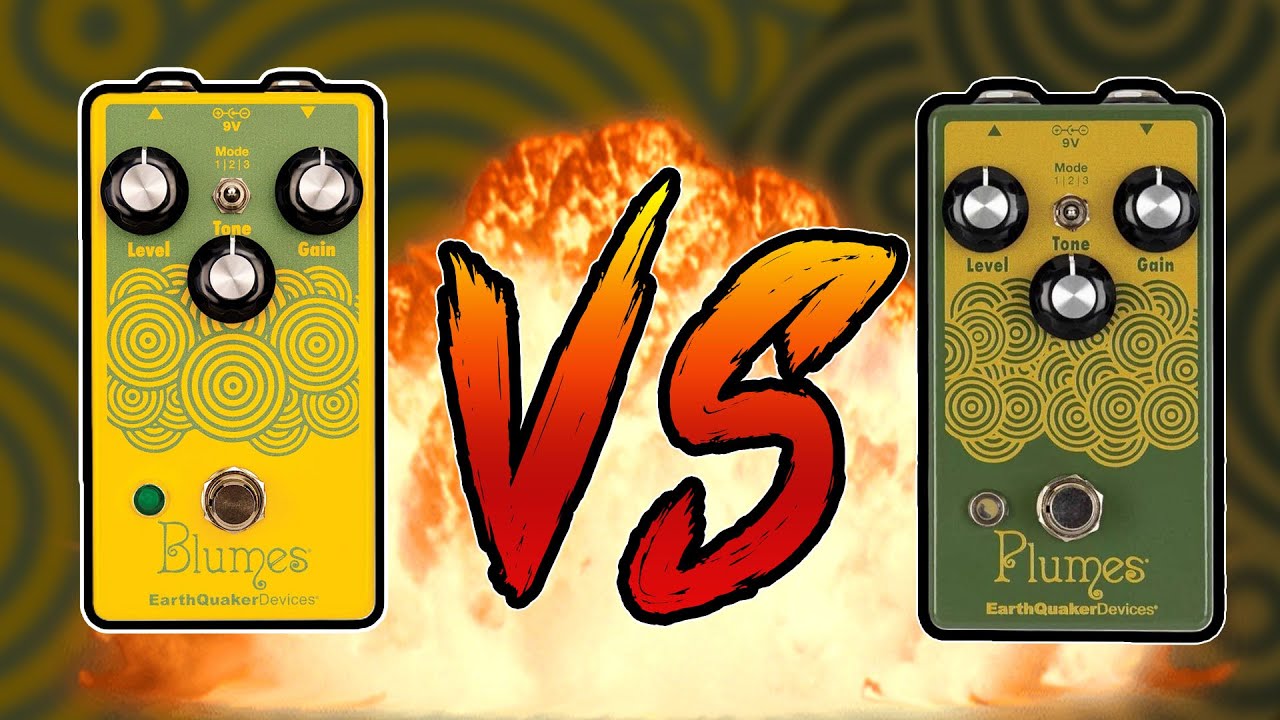 EarthQuaker Devices Blumes versus  EQD Plumes   demo