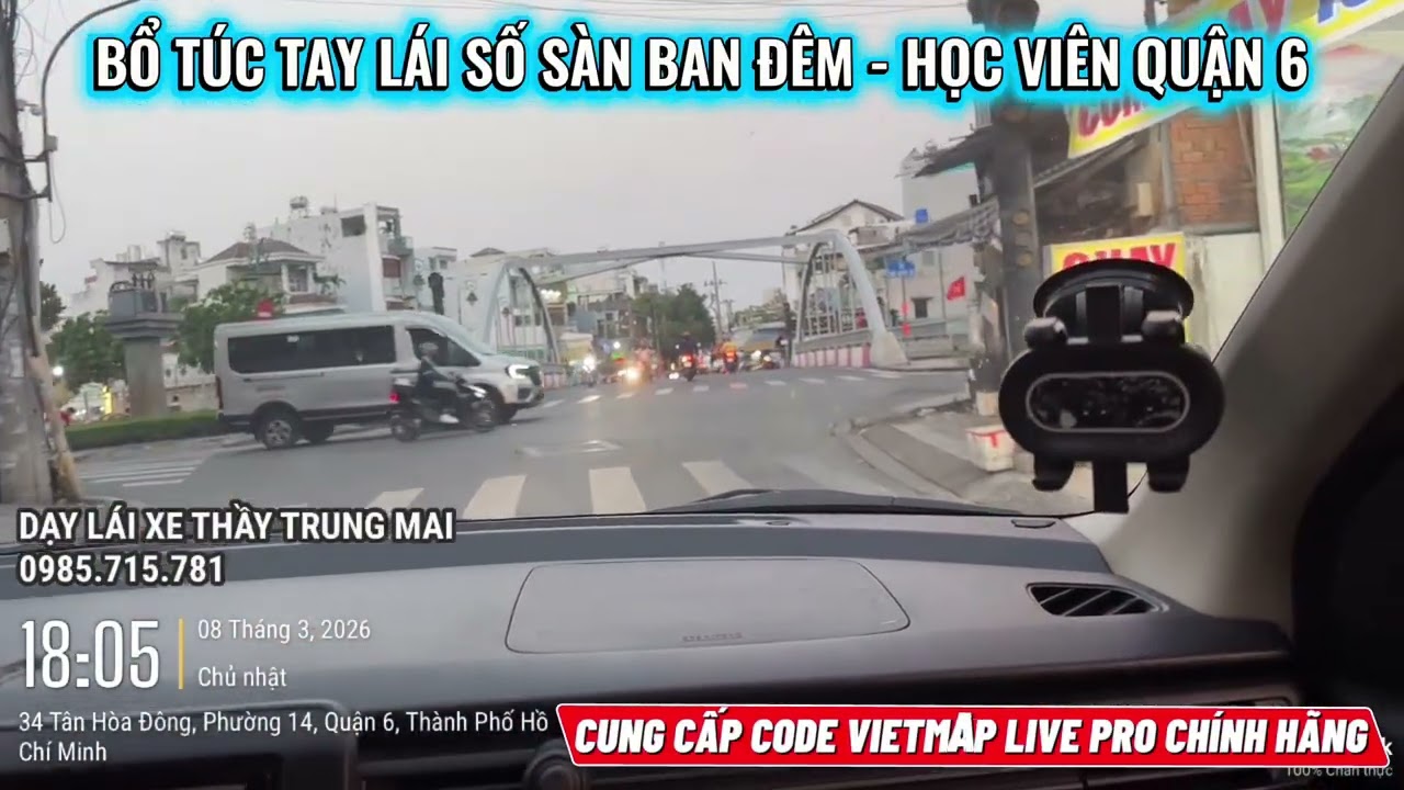 DẠY LÁI XE THẦY TRUNG MAI - BỔ TÚC TAY LÁI - LUYỆN KỸ NĂNG LÁI XE BAN ĐÊM - HỌC VIÊN GỐC HÀ NỘI