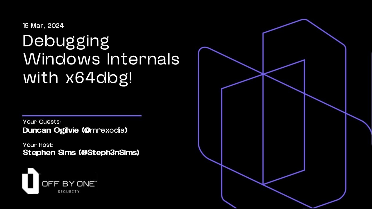 Debugging Windows Internals with x64dbg!