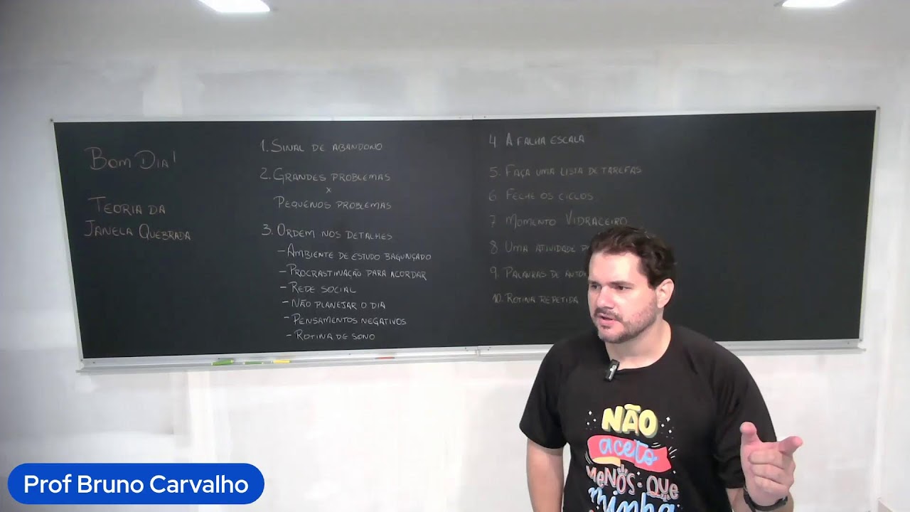 Mentoria Geral - Teoria da Vidraça Quebrada