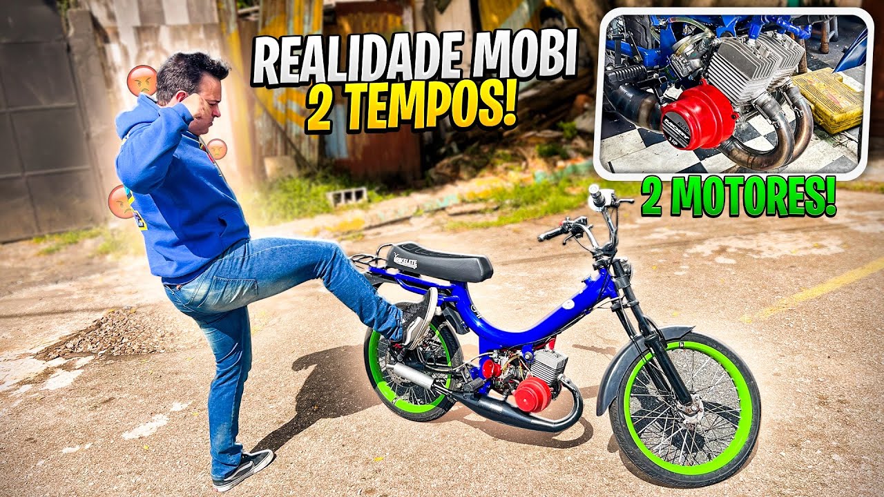 REALIDADE DE QUEM COMPRA UMA MOBILETE 2 TEMPOS - fiz proposta na moby 2 motor