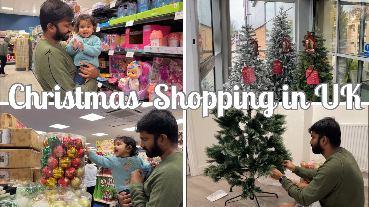 Our First Christmas tree 🌲 🥳🎅| Buying Christmas tree in UK | UK Tamil Vlog | 
