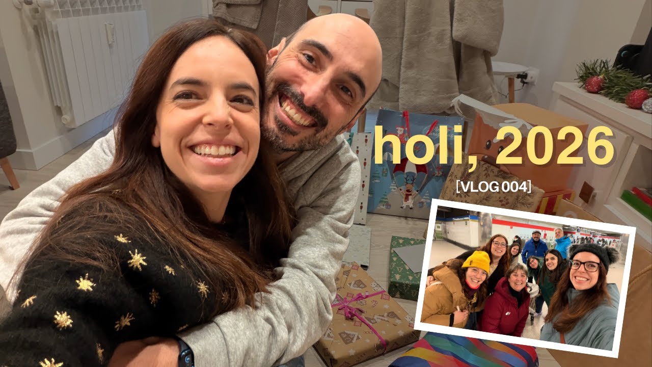 vlog I empezamos nuevo año: regalos, manualidades, planes y dramática vuelta a casa 😢