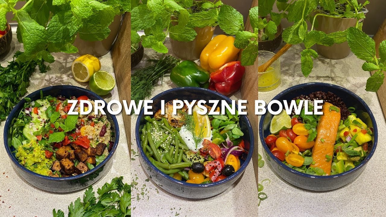 ZDROWE I PYSZNE BOWLE / buddha bowls / przepis na obiad lub kolację 🍛
