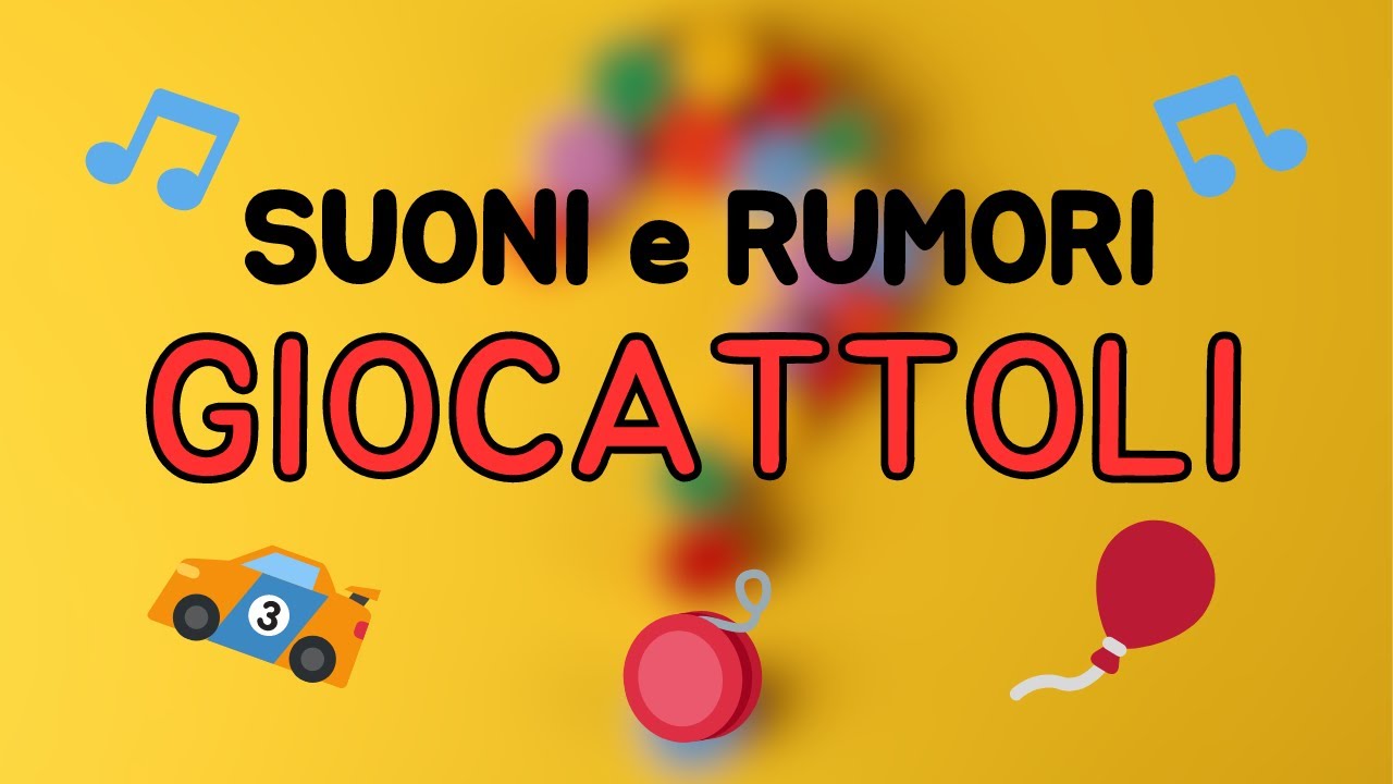 🎵 Suoni e Rumori da Indovinare - Giocattoli - Audio Quiz 🎵