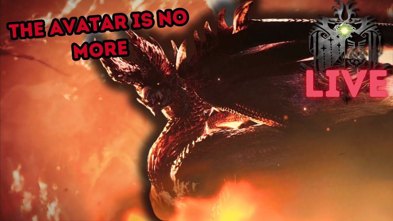 🔴Live - MHWorld 1400% Challenge Day 99 - The Avatar is No More - Open PC Lobby ID in Chat
