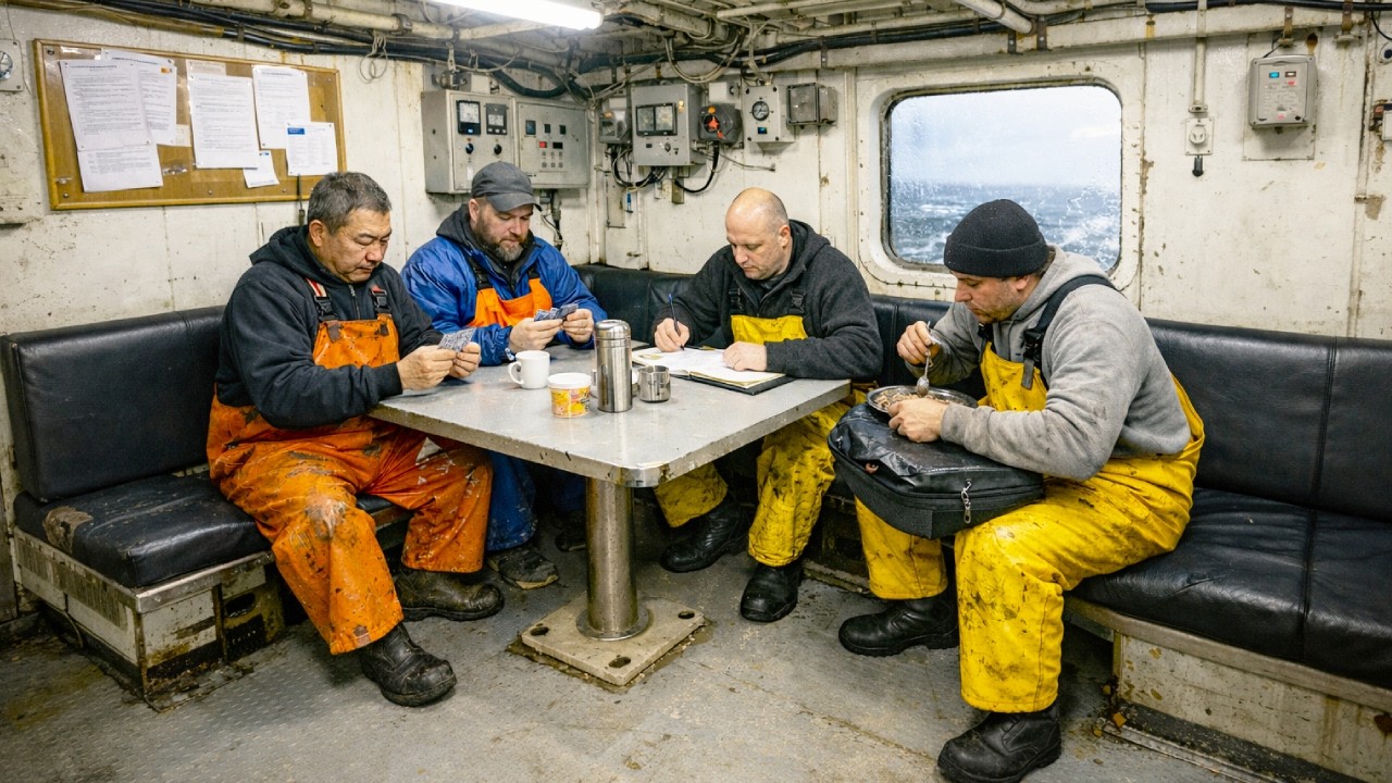 The Strange Daily Routine of Factory Fish Ship Crews You Never Knew About