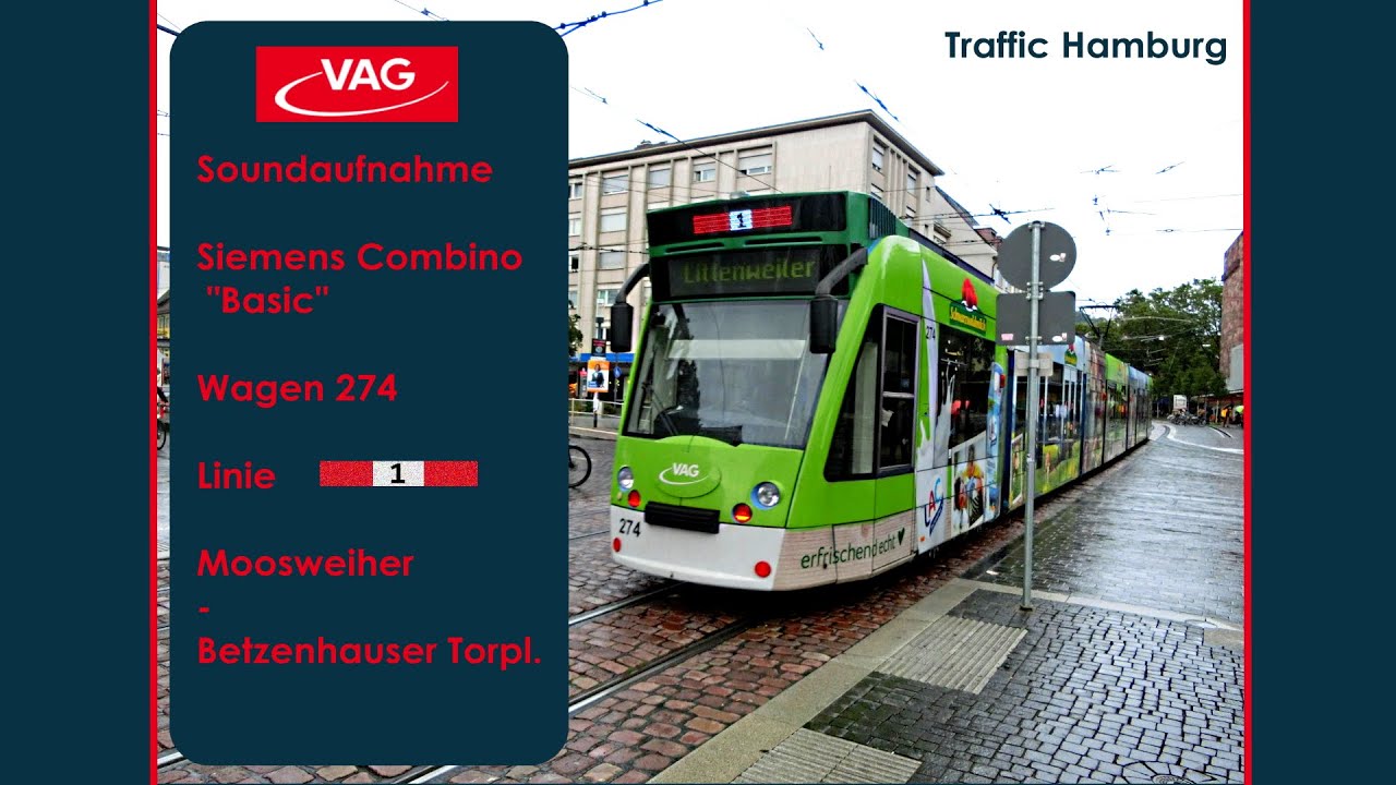 [Überwältigender SOUND] VAG Combino Basic auf der Linie 1 - Traffic Hamburg