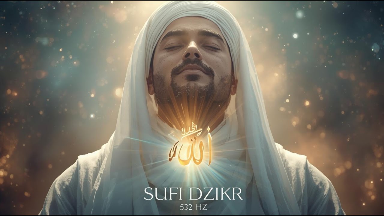 The Most Calming Dhikr: Say ‘ALLAH’ and Feel the Vibration |  Sufi Meditation Music 532 Hz