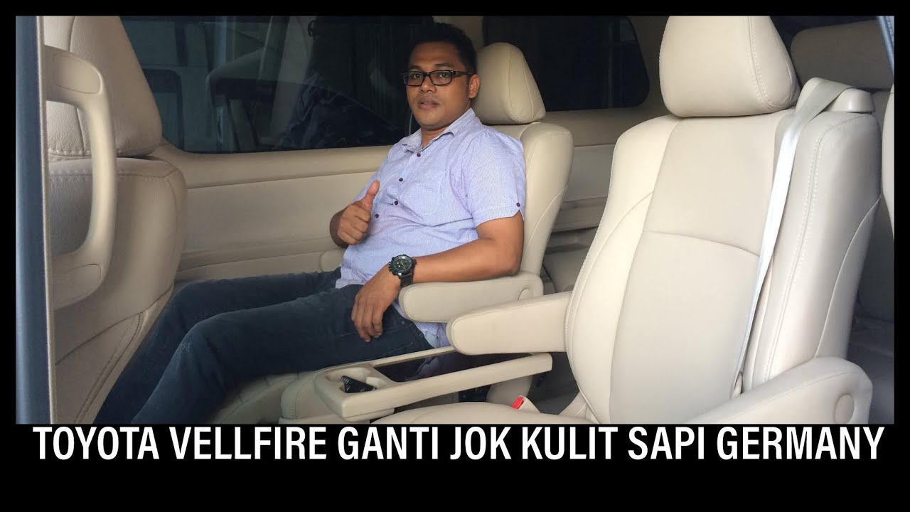 Toyota Vellfire Hybrid Car Ganti Jok - Material Autoleder Made in Germany - 3 Years Waranty