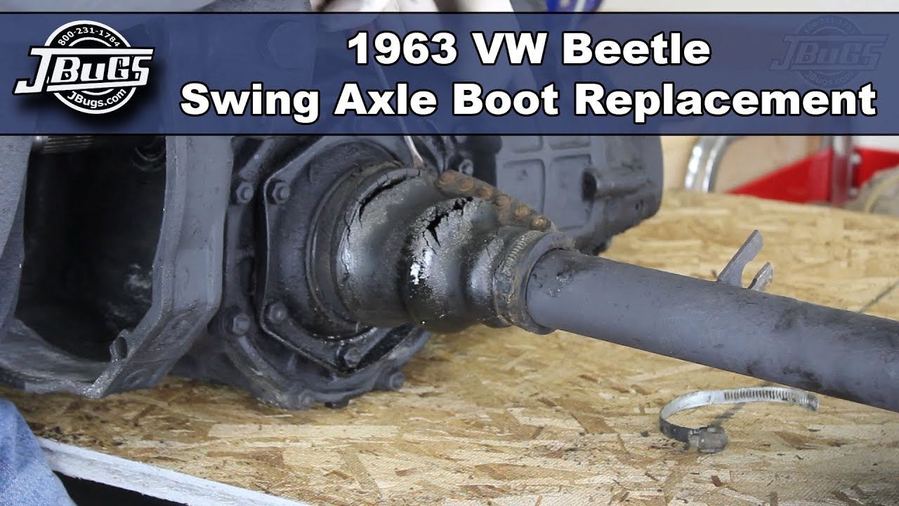 JBugs - 1963 VW Beetle - Swing Axle Boot Replacement