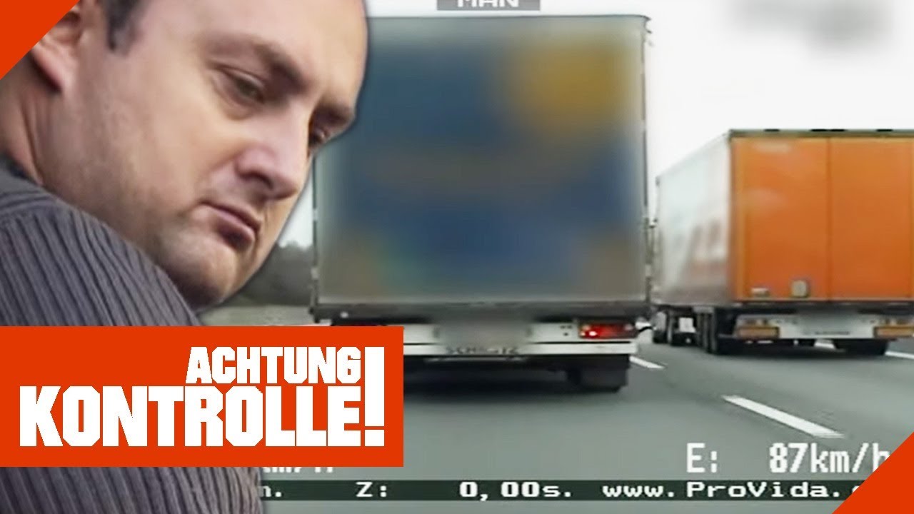 Gefährlicher Fahrstil: LKW macht riskantes Überholmanöver | Achtung Kontrolle | Kabel Eins