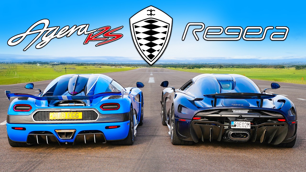 Koenigsegg Regera vs Agera RST: CORRIDA DE ARRANCADA