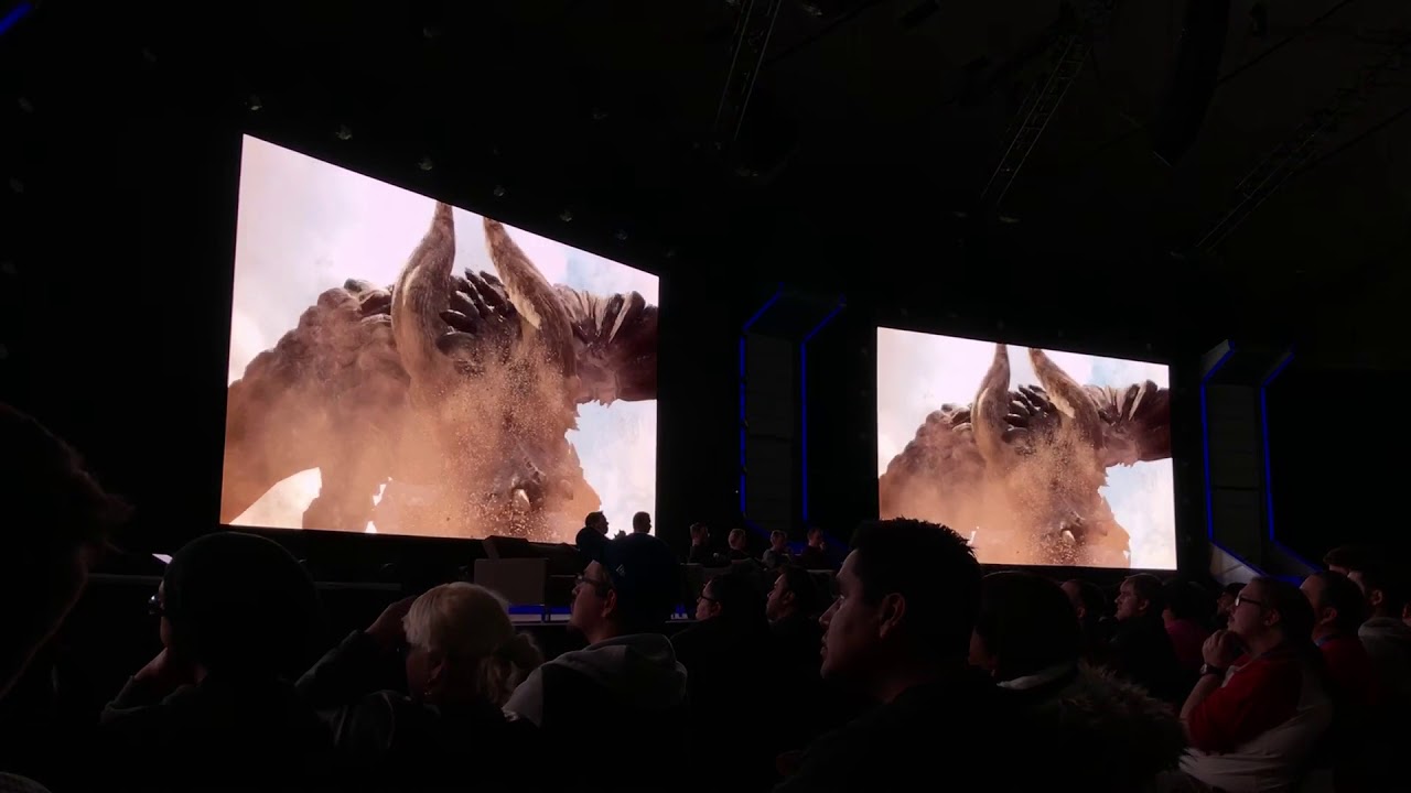 Monster Hunter World PSX 2017 Crowd Reaction