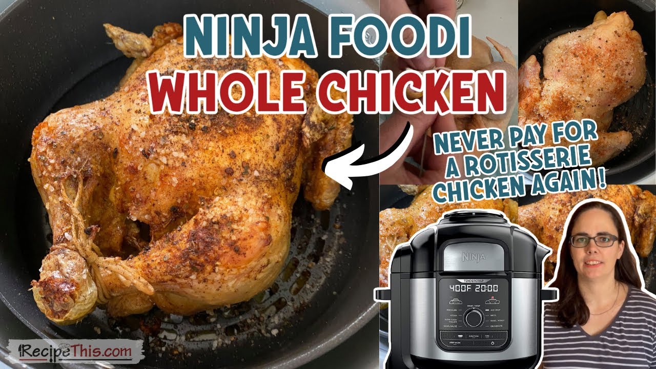 Целая курица в аэрофритюрнице Ninja Foodi