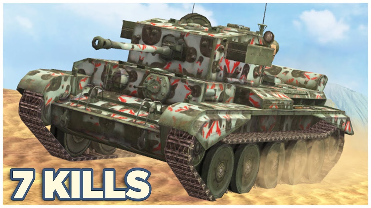 Cromwell B &bull; 7 ФРАГОВ &bull; WoT Blitz Gameplay
