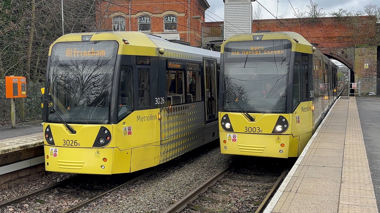 Tram-Spotting At Timperley (12/02/26) | Manchester MetroLink (4K)