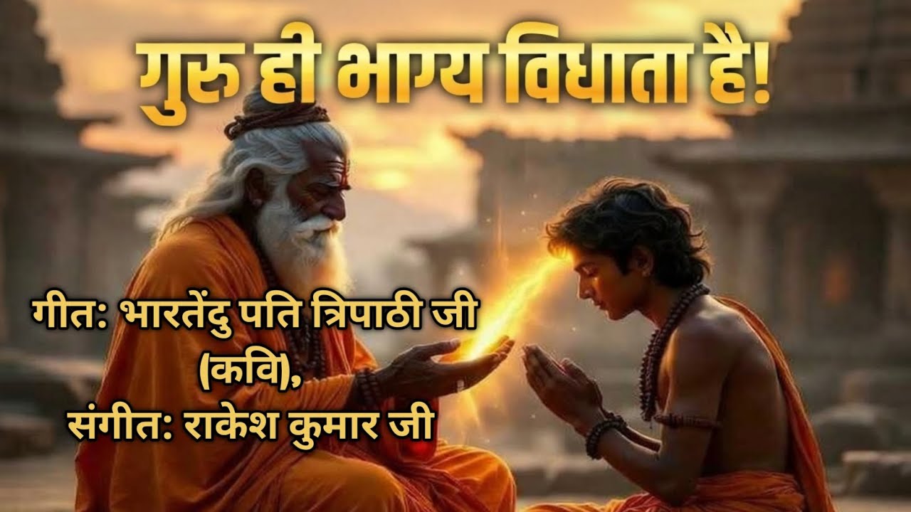 गुरु ही होता शिष्य का जग में भाग्य विधाता | भावुक गुरु भक्ति कविता