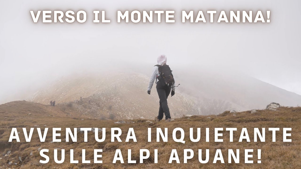 Alpi Apuane - Monte Matanna avvolto dalle tenebre #alpiapuane #trekking #montagna