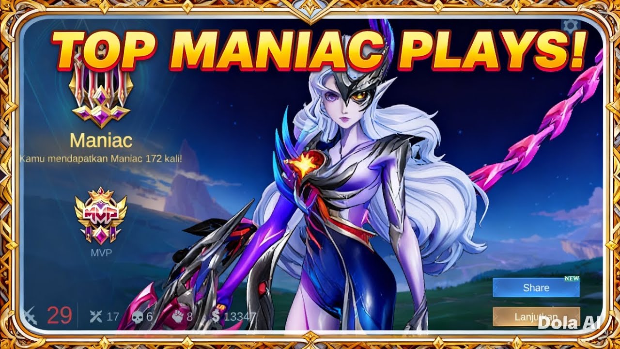 17 KILLS + maniac ????cara pakai obsidia dengan benar