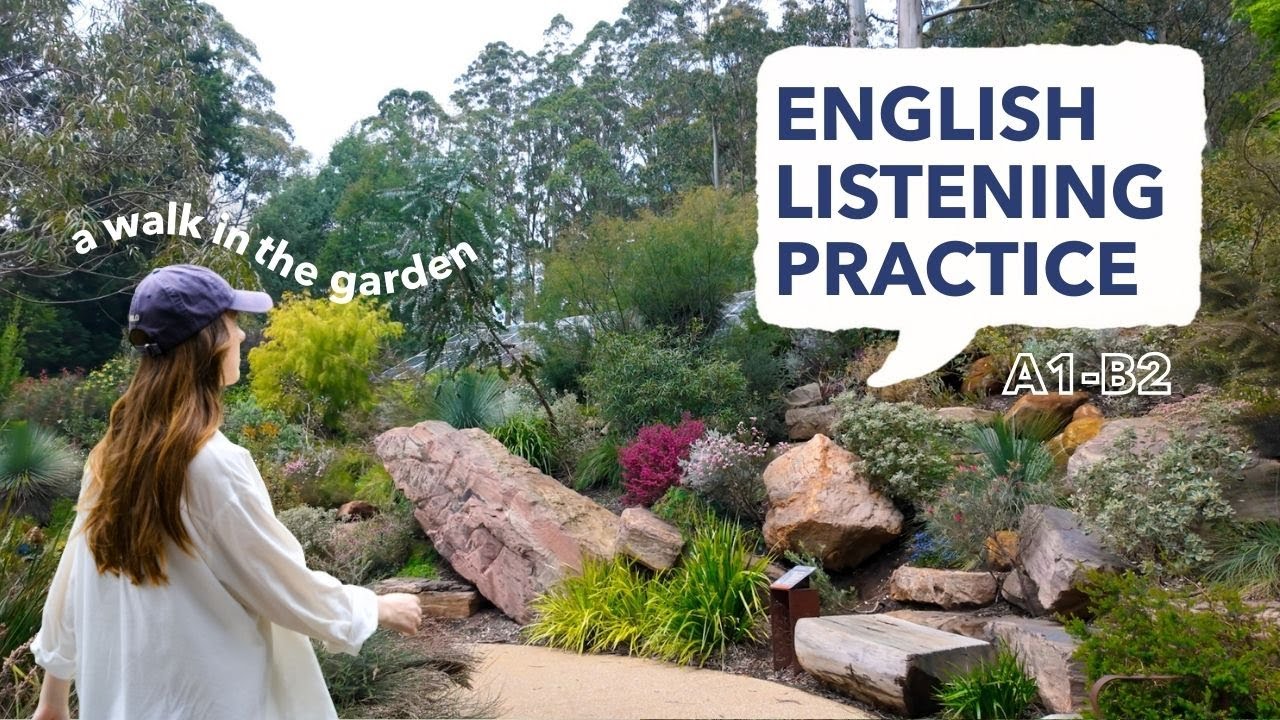English Listening Practice | Nature walk and visiting cafe in the Dandenong Ranges, Australia