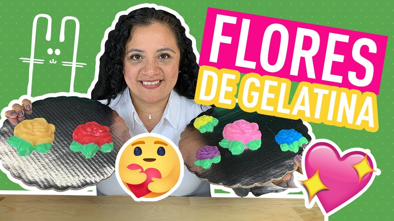 FLORES de GELATINA 🌺🌼🌺🌼 PORCIONES INDIVIDUALES