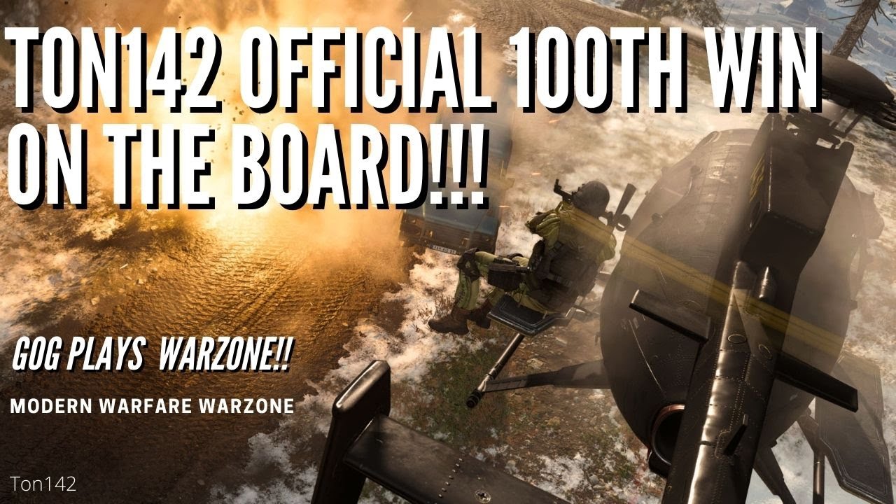 Ton142 Official 100th Win | DUOS SYNERGY WITH JIMMYJONJUMBO!!! |  Warzone