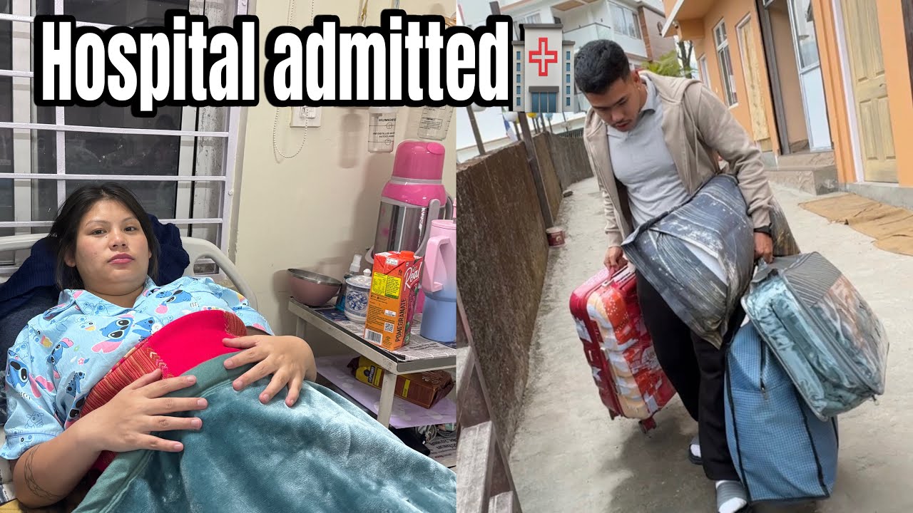 HOSPITAL ADMIT HUNAY DIN PANI AYO🤰🏥NERVOUS + EXCITED BHAYO🥹