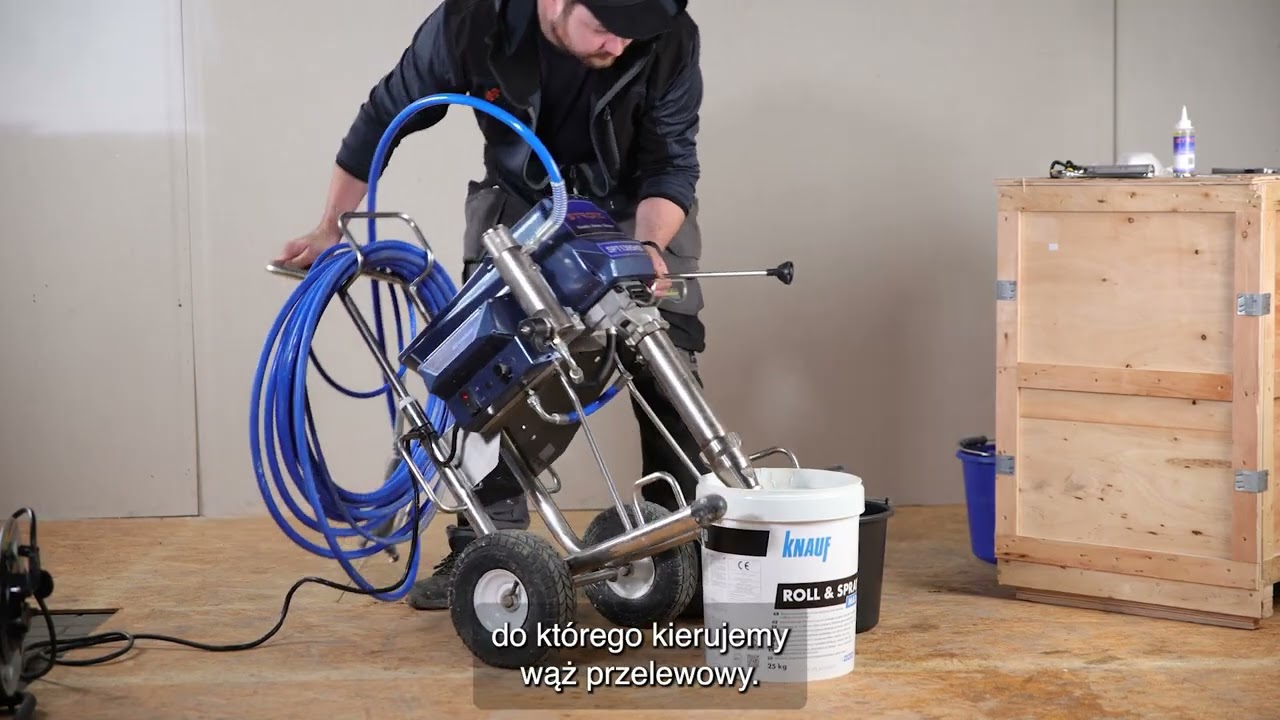 Agregat malarsko-szpachlarski STRONG-TECH SPT 1195HD / SPT 1395HD – Obsługa, natrysk, czyszczenie