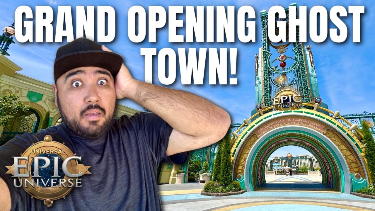 Epic Universe Was EMPTY For Its GRAND OPENING DAY! Our INSANE Opening Day Experience!