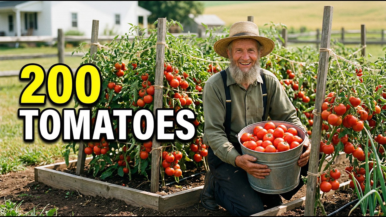 How the Amish Grow 200 Tomatoes in Just 10 Square Feet