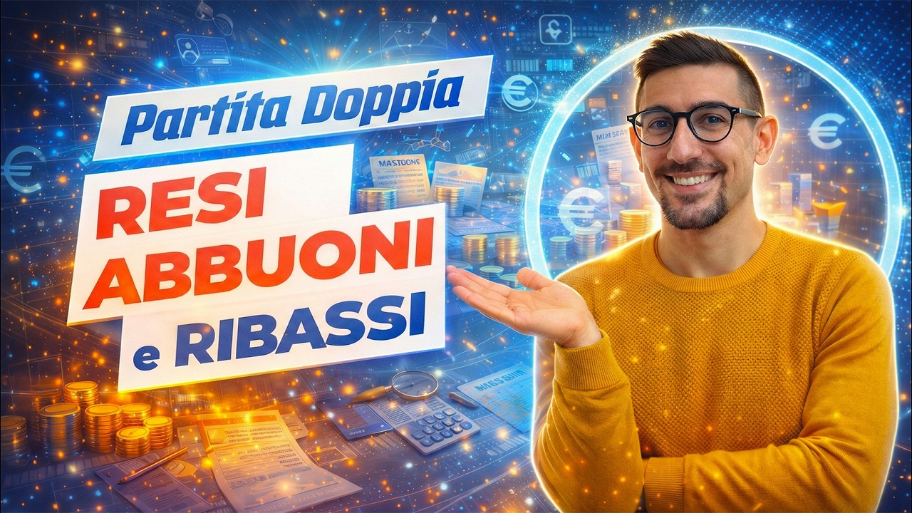 RESI SU ACQUISTI e sulle VENDITE, ABBUONI e RIBASSI - Partita Doppia: Svolgo Esercizi Live