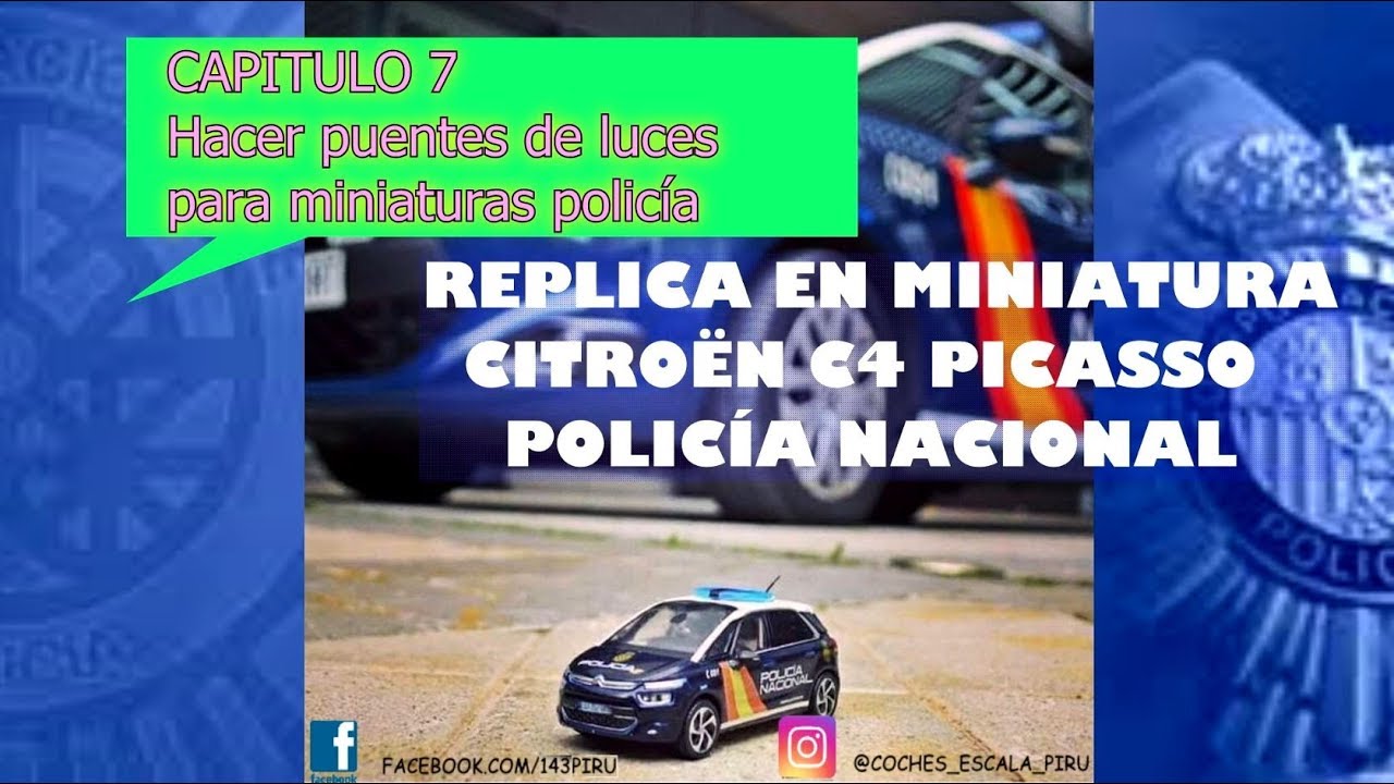 CAPITULO 7 Hacer sirenas y puentes de luces para miniaturas diecast TUTORIAL