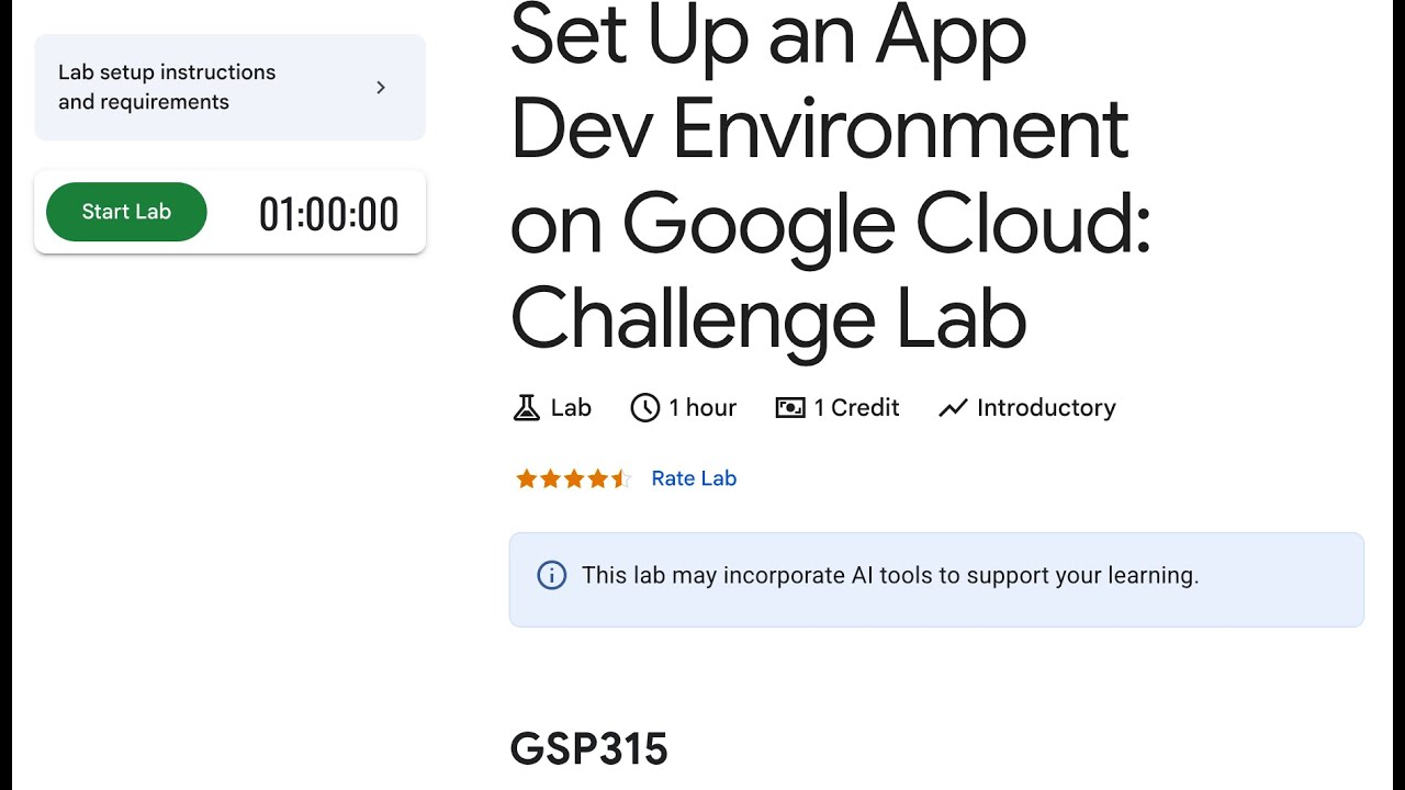 GSP315-Set Up an App Dev Environment on Google Cloud: Challenge Lab | Google Cloud Qwiklabs 2025