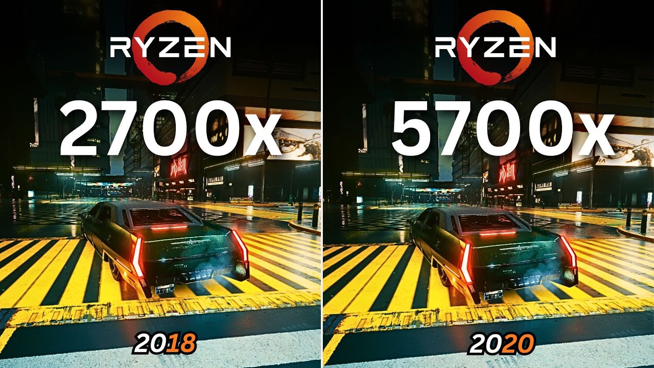Ryzen 7 2700x vs Ryzen 7 5700x Tested in Latest Games | 1080p
