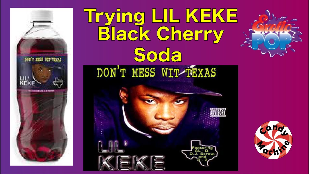 Lil Keke Black Cherry Soda TASTE TEST | Exotic Pop | Candy Machine