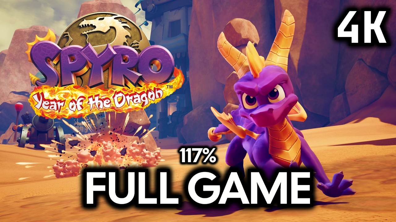 Spyro: Year of the Dragon Reignited Trilogy - Full Game [4K 60FPS]